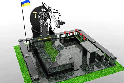 3D пам'ятники для військових