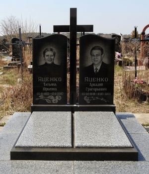 Чорно-сірий пам'ятник