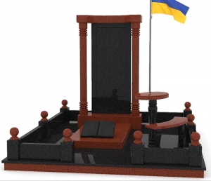 3D пам'ятник із граніту