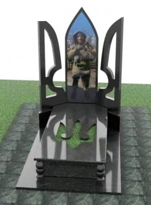 3D пам'ятник із граніту